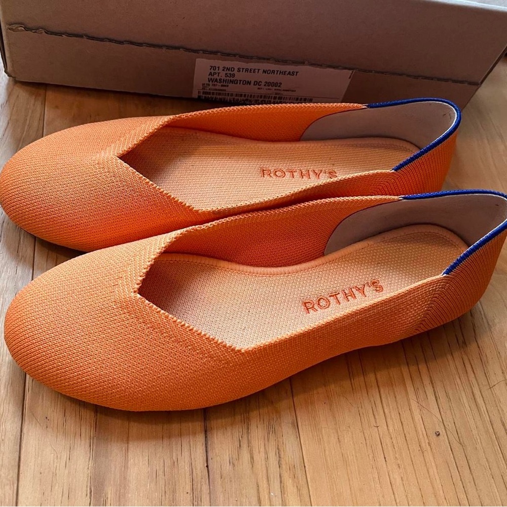 ROTHYS ROUND TOE WOMEN'S FLATS SHOES 8.5